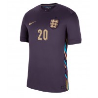 Camiseta Inglaterra Jarrod Bowen #20 Visitante Equipación Eurocopa 2024 manga corta